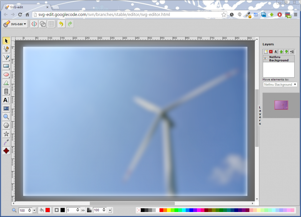 Example: adding blur effect to Nethru background image